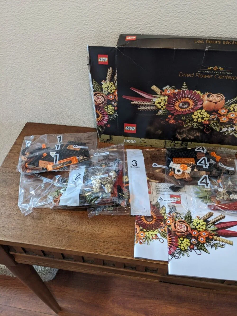 LEGO Botanicals Set #10314 Dried Flower Centerpiece - New in Opened/Damaged Box